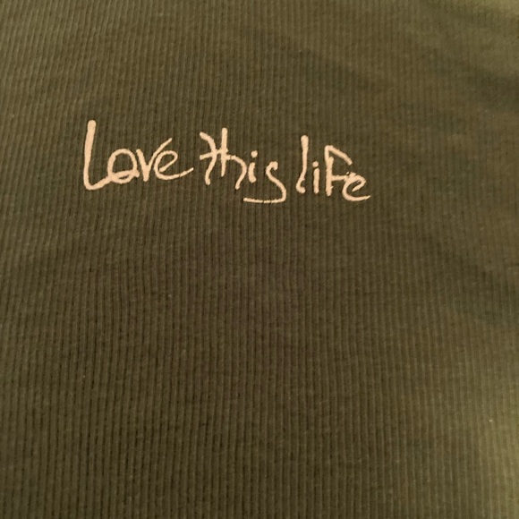 Olive colored tank top - Picture 3 of 4